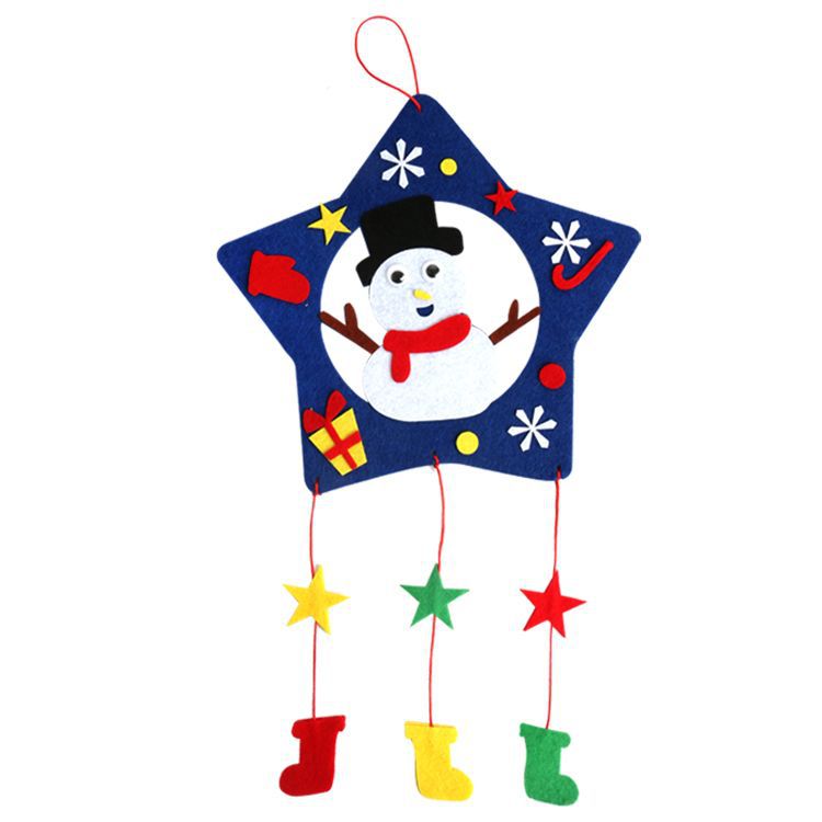Wholesale Non-woven Wreath Hanging Accessories DIY Handmade Material Bags for Kindergarten